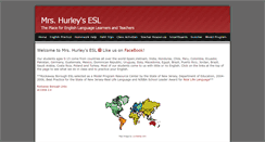 Desktop Screenshot of mrshurleysesl.com